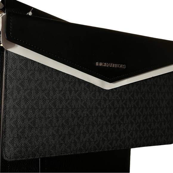 Michael Kors Maisie Large Pebbled Leather 3 in 1 Black Tote NWT - Picture 7 of 9